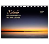 Calendrier 2027 · US Version · Calendrier - Collez vous-même vos photos et | créez-le à votre goût · Calendrier comprenant douze images d'arrière-plan à… · DIN A4 paysage · CALVENDO Calendrier mural