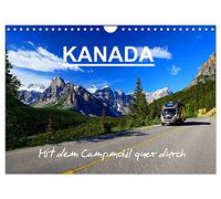 Calendrier 2027 · US Version · CANADA - En camping-car à travers le pays | En camping-car à travers le Canada · D'est en ouest · DIN A4 paysage · CALVENDO Calendrier mural
