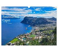 Calendrier 2027 · US Version · Capri, une île fascinante | Un voyage à la découverte de cette île paradisiaque du golfe de Naples · DIN A3 paysage · CALVENDO Calendrier mural