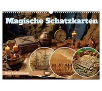 Calendrier 2027 · US Version · Cartes au trésor magiques | Les cartes au trésor magiques sont des objets mystérieux et fascinants qui… · DIN A3 paysage · CALVENDO Calendrier mural
