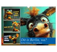 Calendrier 2027 · US Version · C'est Berlin, non | Le dialecte berlinois, souvent surnommé affectueusement « Berliner Schnauze… · DIN A3 paysage · CALVENDO Calendrier mural