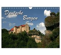 Calendrier 2027 · US Version · Châteaux allemands | De puissantes forteresses et des ruines · DIN A4 paysage · CALVENDO Calendrier mural
