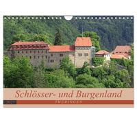 Calendrier 2027 · US Version · Châteaux et Burgenland en Thuringe | S'il existe en Allemagne une région que l'on pourrait appeler « Châteaux et… · DIN A4 paysage · CALVENDO Calendrier mural