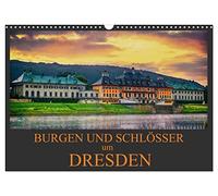 Calendrier 2027 · US Version · Châteaux et palais aux alentours de Dresde | De magnifiques châteaux et des châteaux dignes d'un conte de fées vous… · DIN A3 paysage · CALVENDO Calendrier mural
