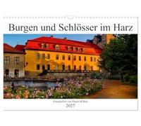 Calendrier 2027 · US Version · Châteaux et palais dans le massif du Harz | Châteaux et palais dans le massif du Harz · DIN A3 paysage · CALVENDO Calendrier mural