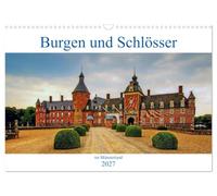 Calendrier 2027 · US Version · Châteaux et palais du Münsterland | Des châteaux dignes d'un rêve et des palais romantiques : les grands trésors de… · DIN A3 paysage · CALVENDO Calendrier mural