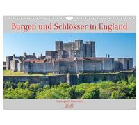 Calendrier 2027 · US Version · Châteaux et palais en Angleterre | Visite en images de quelques-uns des plus beaux châteaux et palais d'Angleterre · DIN A4 paysage · CALVENDO Calendrier mural