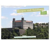 Calendrier 2027 · US Version · Châteaux et palais - Monuments historiques | de Bavière · Une petite sélection de châteaux et de palais en Bavière · DIN A3 paysage · CALVENDO Calendrier mural
