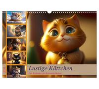 Calendrier 2027 · US Version · Chatons rigolos | On ne peut pas faire plus mignon : douze photos de chats hilarantes pour tous… · DIN A3 paysage · CALVENDO Calendrier mural