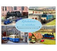 Calendrier 2027 · US Version · Chemins de fer rétro en miniature | Maquettes de trains miniatures nostalgiques · DIN A3 paysage · CALVENDO Calendrier mural