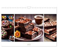 Calendrier 2027 · US Version · Chocolat 2027 - impressions sensuelles | Un pur délice pour tous les accros au chocolat : 12 sensations sensuelles… · DIN A4 paysage · CALVENDO Calendrier mural