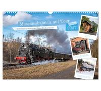 Calendrier 2027 · US Version · Circuits des chemins de fer historiques | Museum Railways on Tour » présente des trains historiques qui sont généralement… · DIN A3 paysage · CALVENDO Calendrier mural