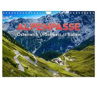 Calendrier 2027 · US Version · COLS ALPINS Autriche - Suisse - Italie | Un magnifique voyage à travers les Alpes : le Tyrol, les Grisons et les… · DIN A4 paysage · CALVENDO Calendrier mural