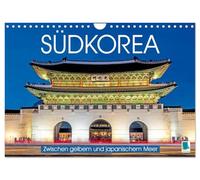 Calendrier 2027 · US Version · Corée du Sud : entre la mer Jaune et la mer | du Japon · L'envie de voyager et un voyage de rêve : impressions de Corée du Sud · DIN A4 paysage · CALVENDO Calendrier mural