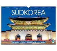 Calendrier 2027 · US Version · Corée du Sud : entre la mer Jaune et la mer | du Japon · L'envie de voyager et un voyage de rêve : impressions de Corée du Sud · DIN A3 paysage · CALVENDO Calendrier mural