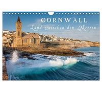 Calendrier 2027 · US Version · Cornouailles - Une terre entre deux mers | Découvrez des côtes fascinantes, la beauté sauvage et la nature préservée de la… · DIN A4 paysage · CALVENDO Calendrier mural