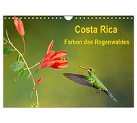 Calendrier 2027 · US Version · Costa Rica - les couleurs de la forêt | tropicale · Des images hautes en couleur de la flore et de la faune du Costa… · DIN A4 paysage · CALVENDO Calendrier mural