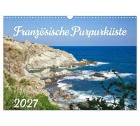 Calendrier 2027 · US Version · Côte d'Azur française | De charmantes stations balnéaires méditerranéennes au pied des Pyrénées · DIN A3 paysage · CALVENDO Calendrier mural