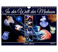 Calendrier 2027 · US Version · Dans l'univers des méduses | Des créatures étranges et gracieuses dans toutes les mers du monde · DIN A4 paysage · CALVENDO Calendrier mural