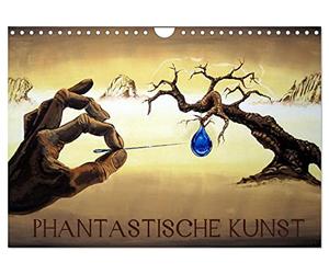 Calendrier 2027 · US Version · De superbes œuvres d'art | Les mondes fantastiques de l'artiste Martin Welzel · DIN A4 paysage · CALVENDO Calendrier mural