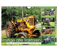 Calendrier 2027 · US Version · De vieux tracteurs rouillés | Des tracteurs emblématiques de l'agriculture, marqués par la rouille et la… · DIN A4 paysage · CALVENDO Calendrier mural