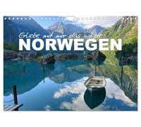 Calendrier 2027 · US Version · Découvrez avec moi la Norvège à l'état | sauvage · En route au pays des trolls · DIN A4 paysage · CALVENDO Calendrier mural