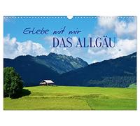 Calendrier 2027 · US Version · Découvrez l'Allgäu avec moi | Une nature intacte à découvrir · DIN A3 paysage · CALVENDO Calendrier mural