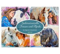 Calendrier 2027 · US Version · Des âmes sœurs. Les femmes et les chevaux | La magie du lien · Le lien profond entre les femmes et les chevaux, représenté… · DIN A3 paysage · CALVENDO Calendrier mural