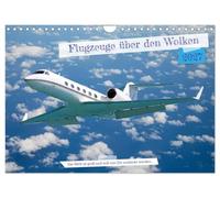 Calendrier 2027 · US Version · Des avions au-dessus des nuages | Le monde est vaste et n'attend que toi pour être découvert · DIN A4 paysage · CALVENDO Calendrier mural