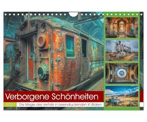 Calendrier 2027 · US Version · Des beautés cachées | Chaque lieu de ce calendrier raconte sa propre histoire, faite de splendeur… · DIN A4 paysage · CALVENDO Calendrier mural