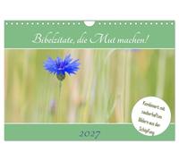 Calendrier 2027 · US Version · Des citations bibliques qui redonnent | courage · Encouragements tirés de la Bible · DIN A4 paysage · CALVENDO Calendrier mural