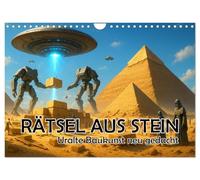 Calendrier 2027 · US Version · Des énigmes sculptées dans la pierre | Une architecture antique repensée · Merveilles du monde, extraterrestres et… · DIN A4 paysage · CALVENDO Calendrier mural