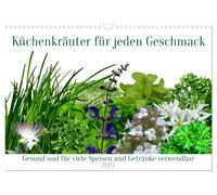 Calendrier 2027 · US Version · Des herbes aromatiques pour tous les goûts | Sain et peut être utilisé dans de nombreux plats et boissons · DIN A3 paysage · CALVENDO Calendrier mural