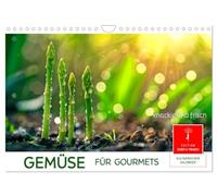Calendrier 2027 · US Version · Des légumes pour les gourmets | Éveillez l'envie de récolter et de savourer ces saveurs · DIN A4 paysage · CALVENDO Calendrier mural