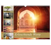 Calendrier 2027 · US Version · Des paroles éclairantes, la sagesse de vie | de Gautama Bouddha, par VogtArt · Sagesse et citations du Bouddha · DIN A3 paysage · CALVENDO Calendrier mural