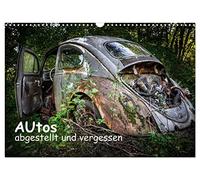 Calendrier 2027 · US Version · Des voitures, garées et oubliées | Des voitures garées quelque part dans un no man's land et tombées dans l'oubli · DIN A3 paysage · CALVENDO Calendrier mural