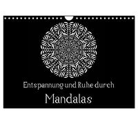 Calendrier 2027 · US Version · Détente et calme grâce aux mandalas | Mandalas pour se détendre et colorier · DIN A4 paysage · CALVENDO Calendrier mural