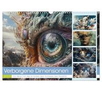 Calendrier 2027 · US Version · Dimensions cachées | Une dimension cachée est un univers où les frontières de la réalité s'estompent… · DIN A3 paysage · CALVENDO Calendrier mural