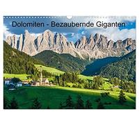 Calendrier 2027 · US Version · Dolomites - Des géants enchanteurs | Balade photographique vers les plus beaux points de vue des Dolomites · DIN A3 paysage · CALVENDO Calendrier mural
