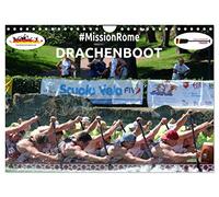 Calendrier 2027 · US Version · Drachenboat - MissionRome | La fascination pour le bateau-dragon : lors des Championnats d'Europe à Rome… · DIN A4 paysage · CALVENDO Calendrier mural