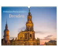 Calendrier 2027 · US Version · Dresde - la perle de la Saxe sur l'Elbe | Une promenade dans le centre historique de Dresde · DIN A3 paysage · CALVENDO Calendrier mural
