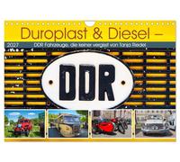 Calendrier 2027 · US Version · Duroplast & Diesel - Les véhicules de la RDA | dont personne n'oublie l'existence, par Tanja Riedel · Des voitures cultes de… · DIN A4 paysage · CALVENDO Calendrier mural