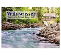 Calendrier 2027 · US Version · Eaux vives. Cours d'eau de montagne et | cascades · La beauté sauvage des ruisseaux de montagne et des cascades · DIN A4 paysage · CALVENDO Calendrier mural