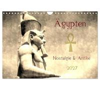 Calendrier 2027 · US Version · Égypte : Nostalgie et Antiquité 2027 | Depuis l'Antiquité, cette civilisation ancienne fascine les gens · DIN A4 paysage · CALVENDO Calendrier mural