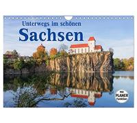 Calendrier 2027 · US Version · En route à travers la magnifique Saxe | Une fois passé l'État libre de Saxe · DIN A4 paysage · CALVENDO Calendrier mural