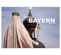 Calendrier 2027 · US Version · État libre de Bavière | Toute la diversité du Land le plus au sud de l'Allemagne dans un calendrier… · DIN A4 paysage · CALVENDO Calendrier mural