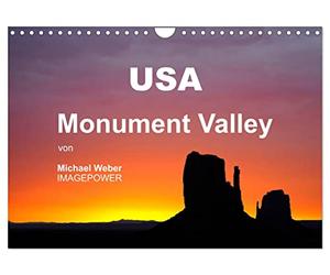 Calendrier 2027 · US Version · États-Unis - Monument Valley | Un voyage à la découverte des couleurs et des formes de Monument Valley, aux… · DIN A4 paysage · CALVENDO Calendrier mural
