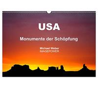 Calendrier 2027 · US Version · États-Unis - Monuments de la Création | Les formes et les couleurs uniques des paysages grandioses du sud-ouest des… · DIN A3 paysage · CALVENDO Calendrier mural