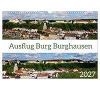 Calendrier 2027 · US Version · Excursion au château de Burghausen | Photos des plus beaux points de vue du château de Burghausen · DIN A3 paysage · CALVENDO Calendrier mural