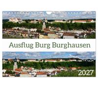 Calendrier 2027 · US Version · Excursion au château de Burghausen | Photos des plus beaux points de vue du château de Burghausen · DIN A4 paysage · CALVENDO Calendrier mural